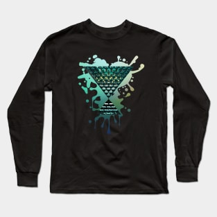 Abstract Green Crystal Palace Long Sleeve T-Shirt